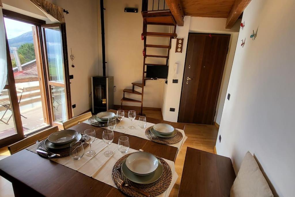 Appartement Attico E Super Attico Panoramico à Rocca di Cambio Extérieur photo